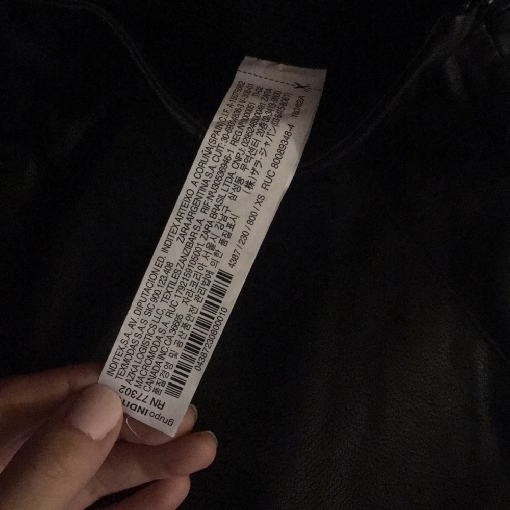 Sold zara Faux Leather Pants - Picture 7 of 8